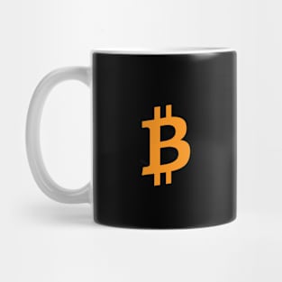 Bitcoin is The Future.  Hodl BTC Blockchain Design Mug